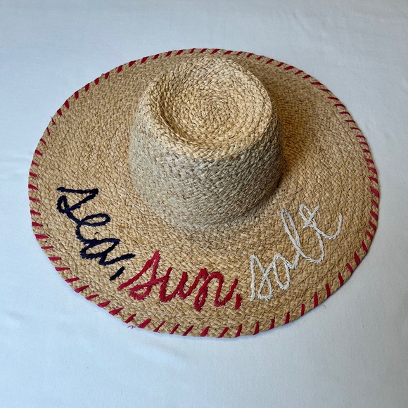 Sundry Accessories - NWT - SUNDRY SEA SUN SALT RAFFIA HAT